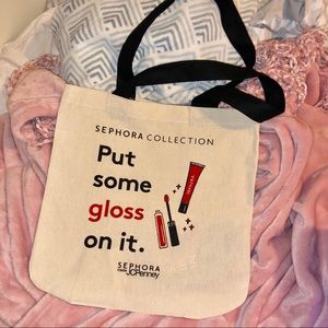 sephora canvas tote bag